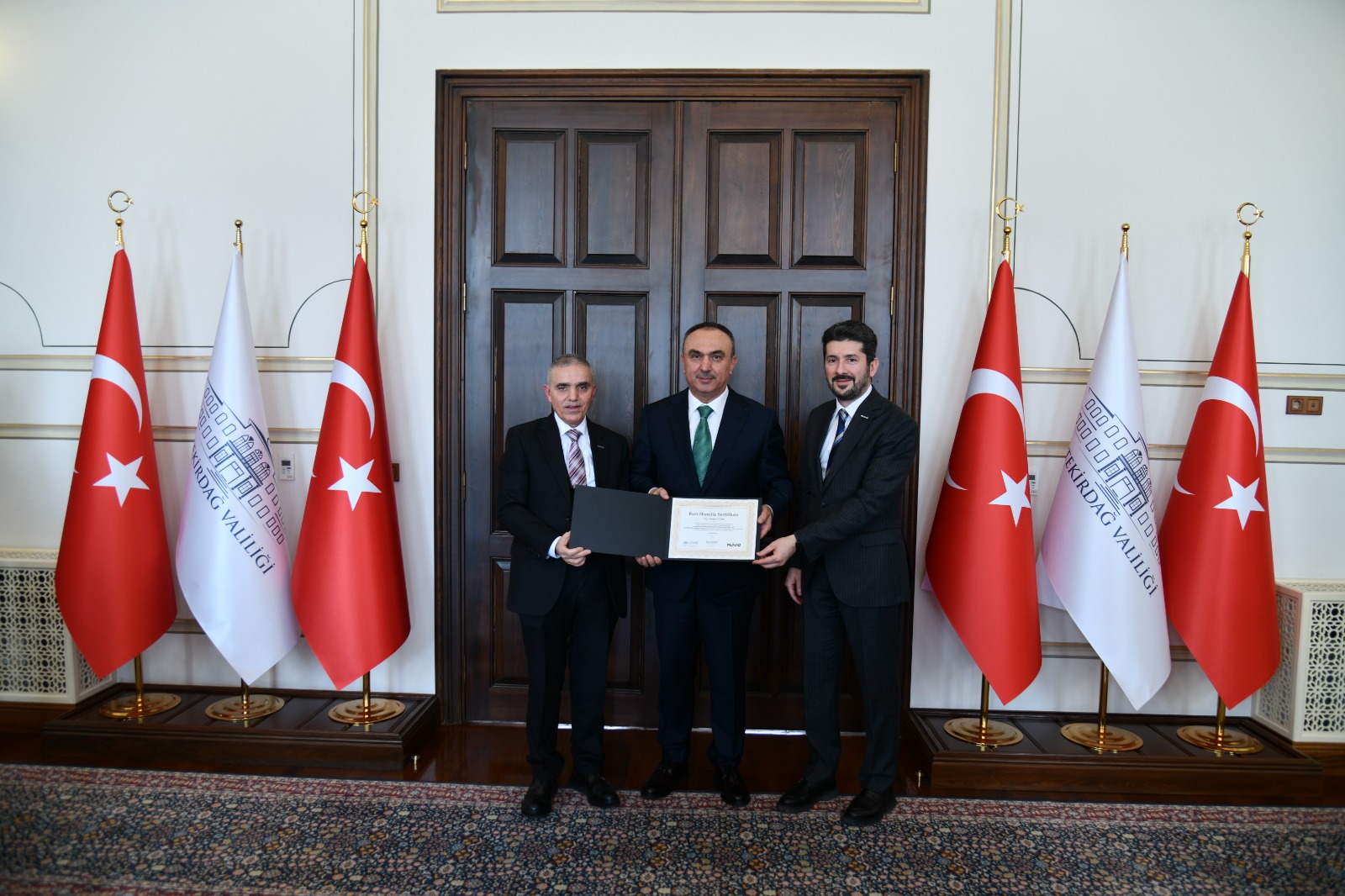 MÜSİAD Tekirdağ Yönetim Kurulu Başkanı Demir Vali Soytürk’ü Ziyaret Etti