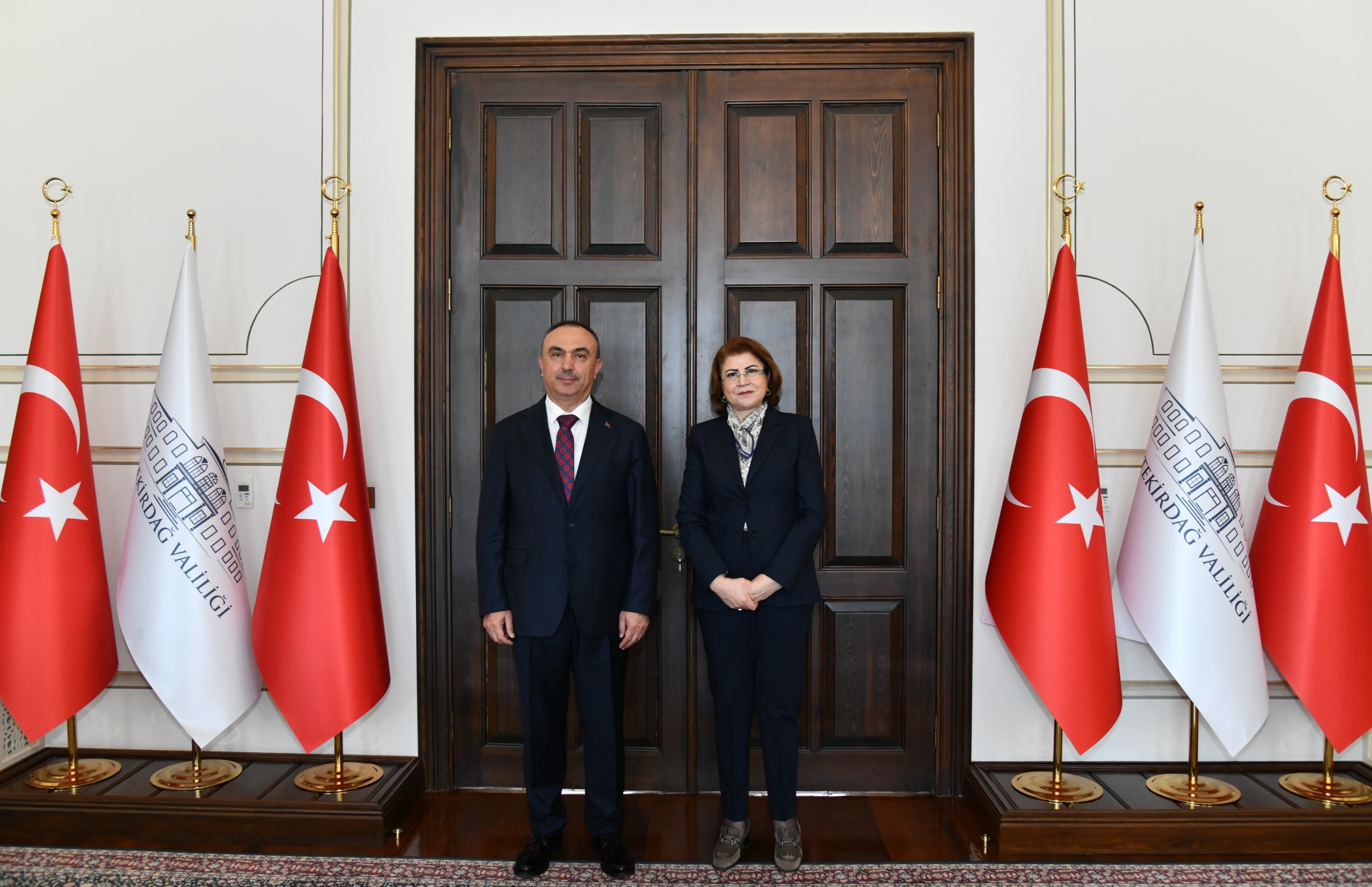 Azerbaycan Büyükelçiliği Eğitim Müsteşarı Nesibova Vali Soytürk’ü Ziyaret Etti