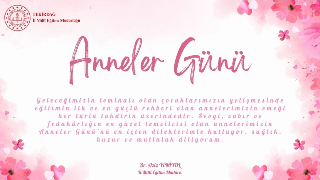 Anneler Günü Mesajı
