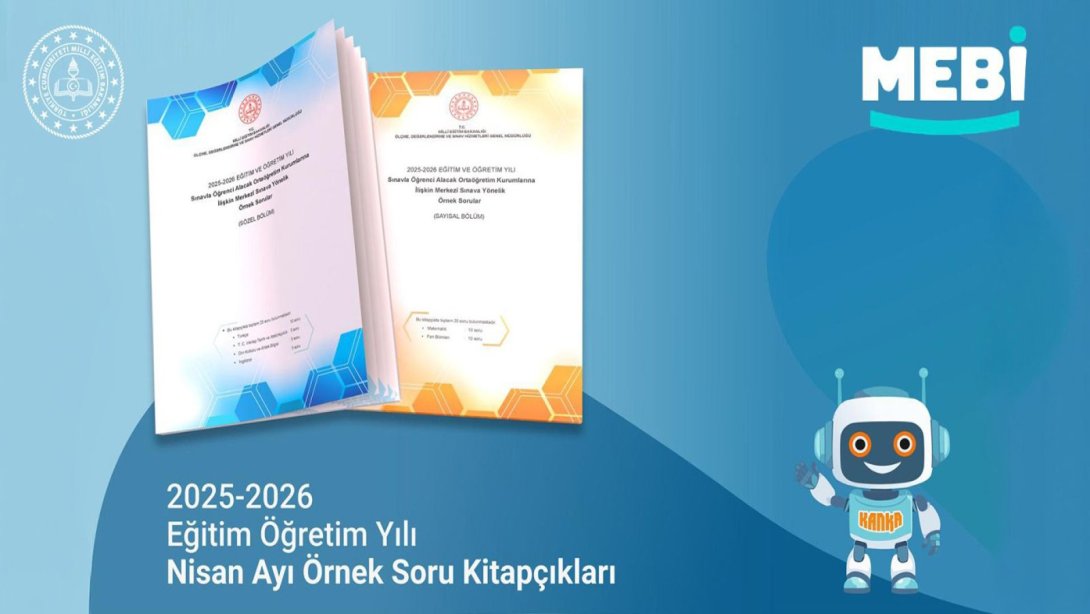 MEBİ’de LGS Öğrencileri İçin Nisan Ayı Örnek Soruları Yayımlandı