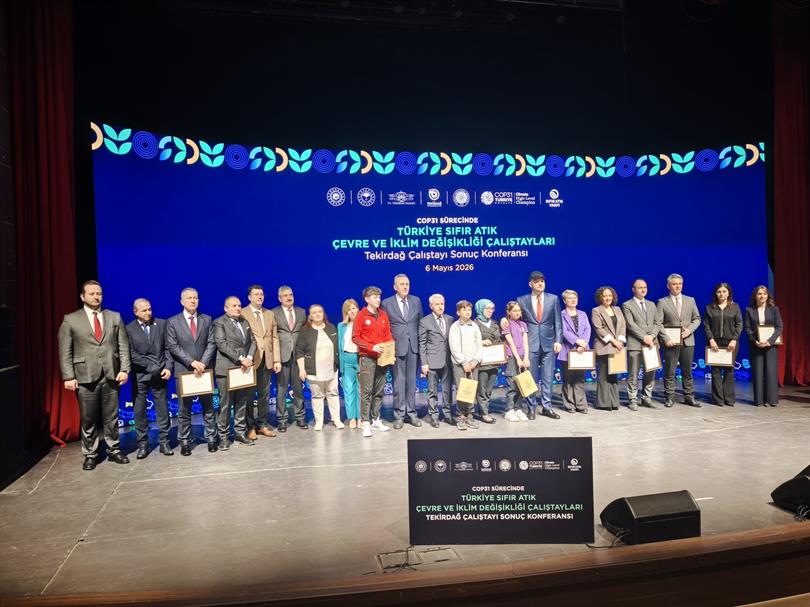 SIFIR ATIK TEKİRDAĞ ÇALIŞTAYI SONUÇ KONFERANSI DÜZENLENDİ