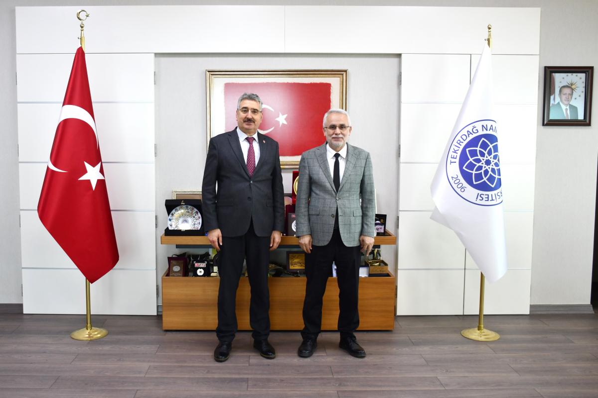 TEKİRDAĞ İL MÜFTÜSÜNDEN REKTÖRÜMÜZE ZİYARET