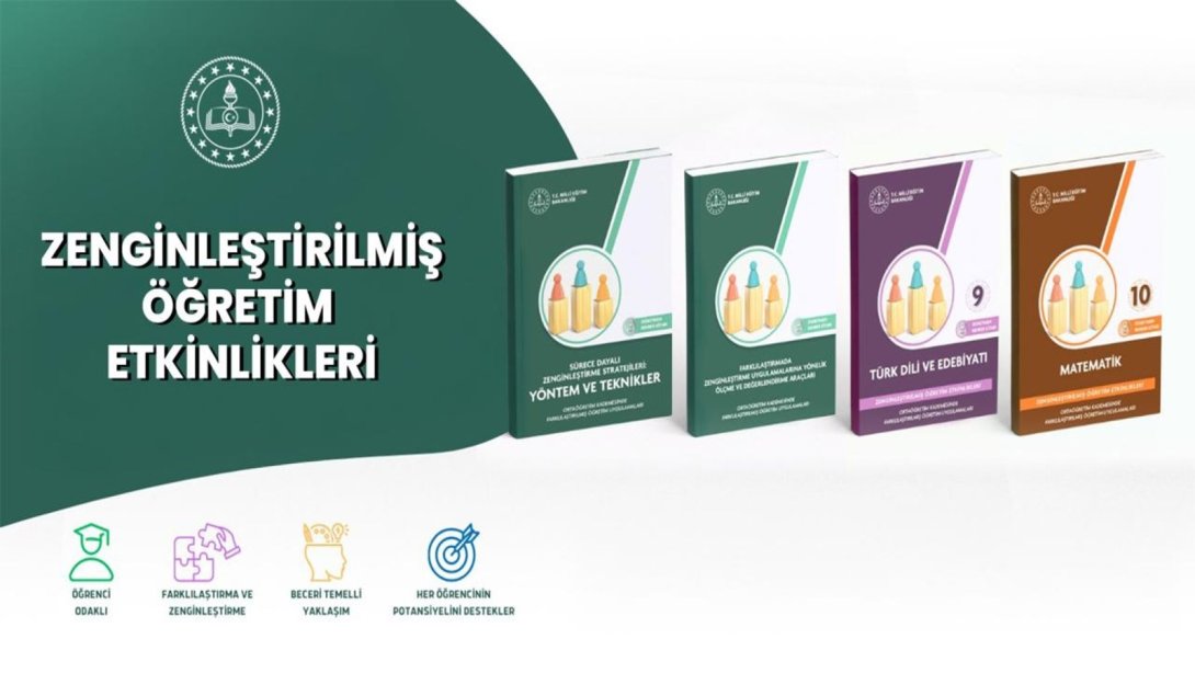 “Zenginleştirilmiş Öğretim Etkinlikleri Kitapları” Yayımlandı