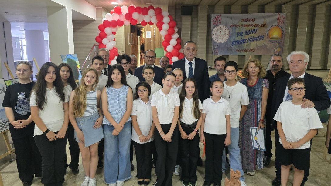 Kaymakamımız Sayın Mahmut Nedim TUNÇER, İlçe Milli Eğitim Müdürü Fahri KIRMIZI ile birlikte, Tekirdağ Bilim ve Sanat Merkezi tarafından…