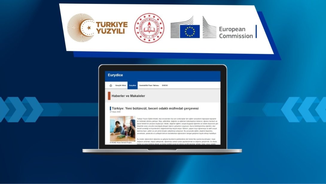 Türkiye Yüzyılı Maarif Modeli, Avrupa Eğitim Bilgi Ağı (EURYDICE) Platformunda Yayımlandı