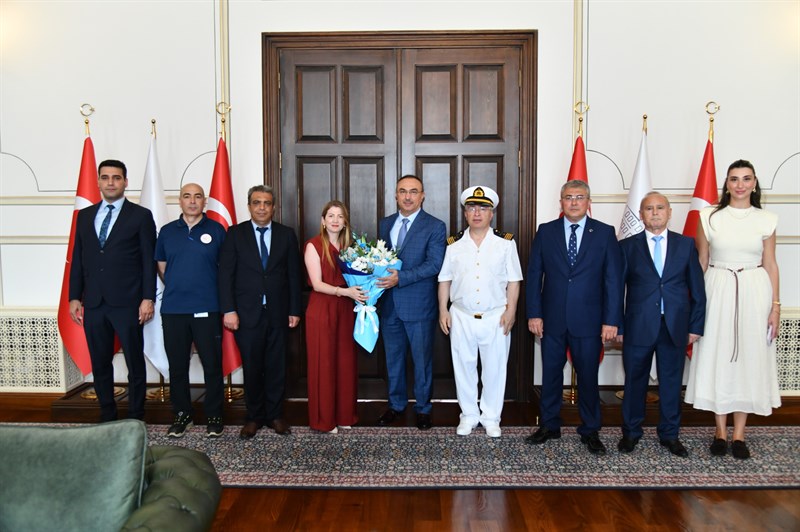 Denizcilik ve Kabotaj Bayramı Münasebetiyle Tekirdağ Bölge Liman Başkanı Vali Soytürk’ü Ziyaret Etti