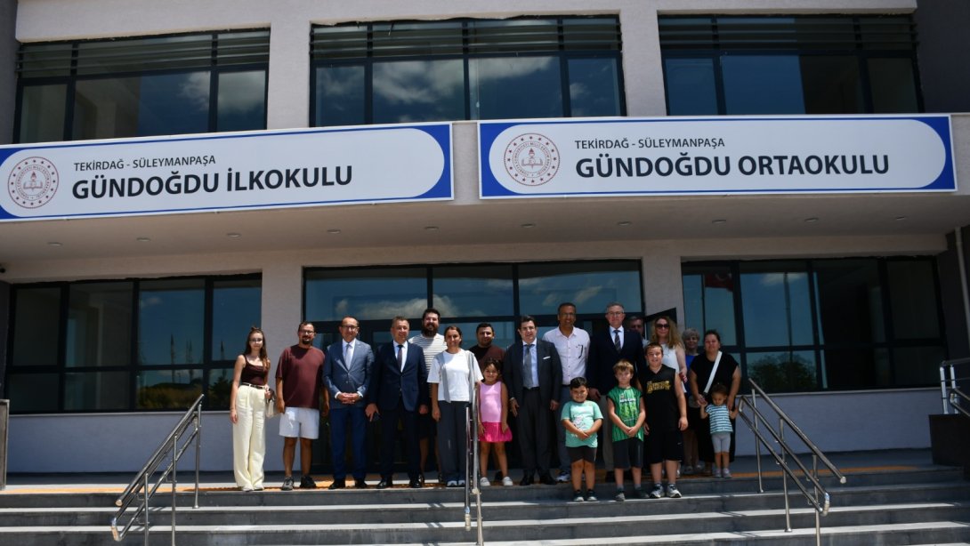 İl Millî Eğitim Müdürü Dr. Aziz Yeniyol, Gündoğdu İlkokulu/Ortaokulunda İncelemelerde Bulundu