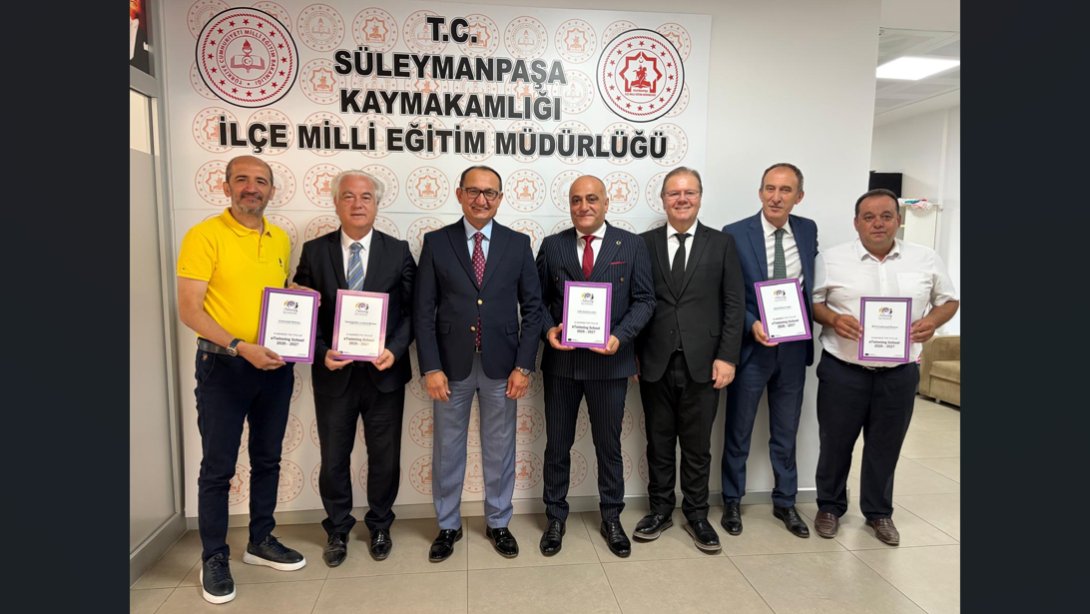 Süleymanpaşa’dan eTwinning’de Büyük Başarı: 5 Okul “2026-2027 eTwinning Okulu” Unvanı Kazandı