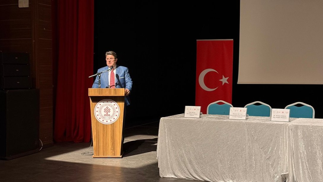 2026-2027 Eğitim Öğretim Yılı “Okul Güvenliği Toplantısı” Yahya Kemal Beyatlı Konferans Salonunda Düzenlendi