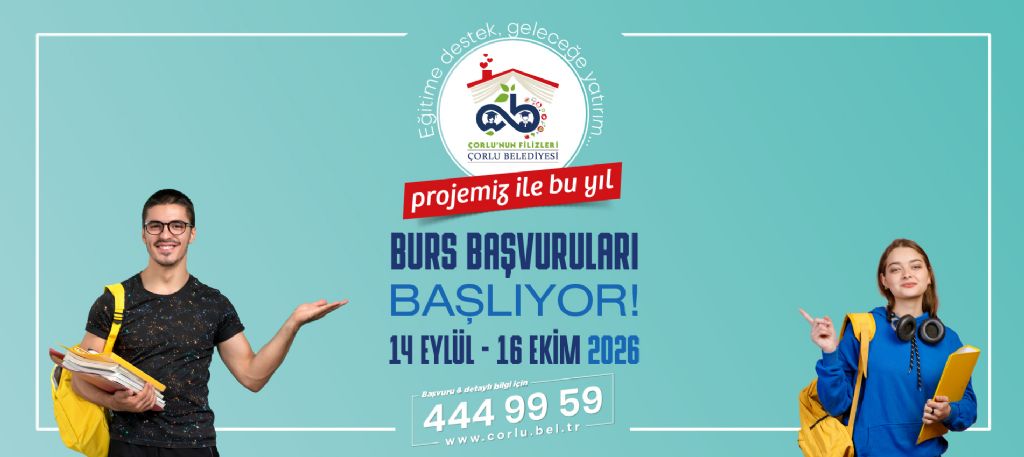 Çorlu´nun Filizleri İçin Burs Başvuruları 14 Eylül´de Başlıyor