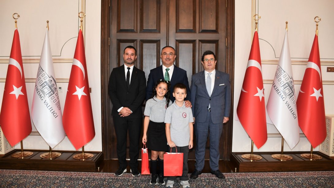 İlköğretim Haftası Kapsamında Sayın Valimiz Recep Soytürk’e Ziyaret