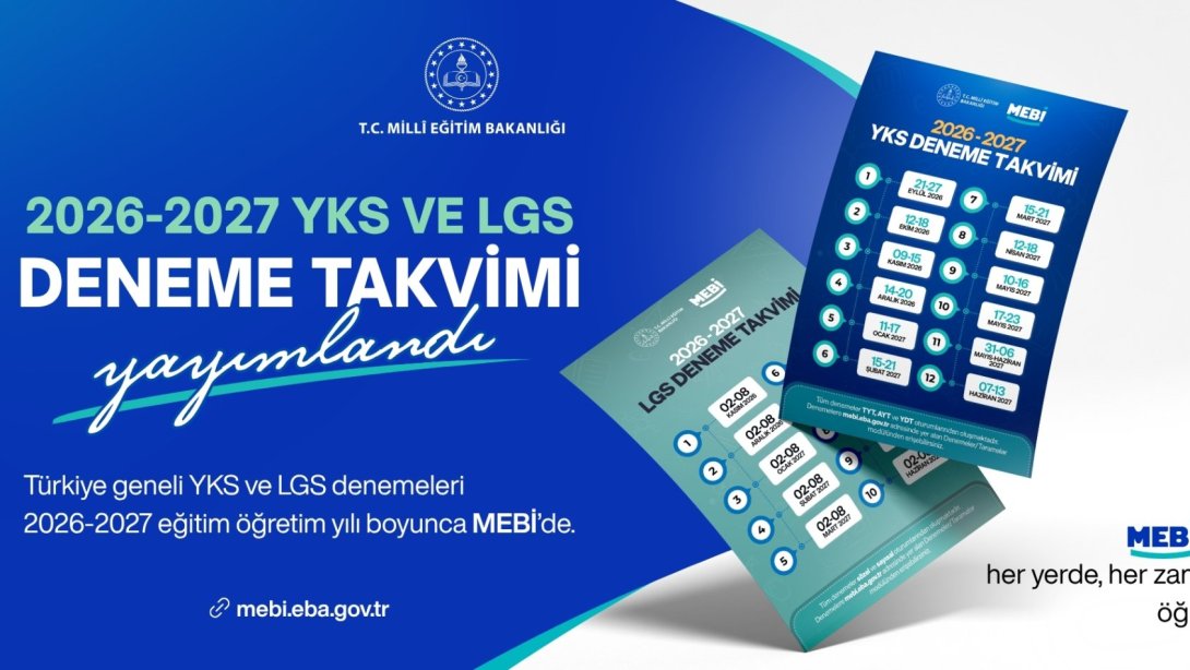 MEBİ 2026-2027 YKS VE LGS DENEME TAKVİMİ BELLİ OLDU