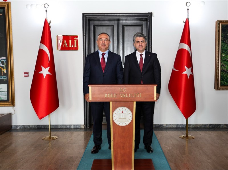 Vali Soytürk Bolu Valisi Aydın’ı Ziyaret Etti