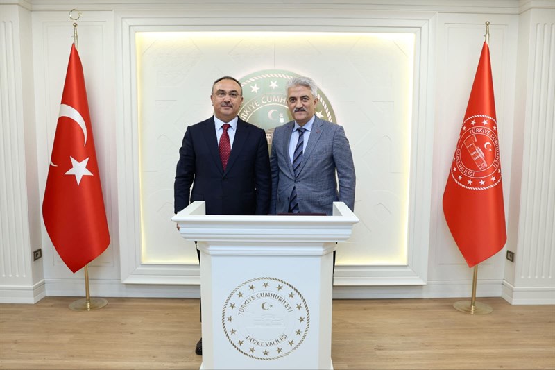 Vali Soytürk Düzce Valisini Ziyaret Etti