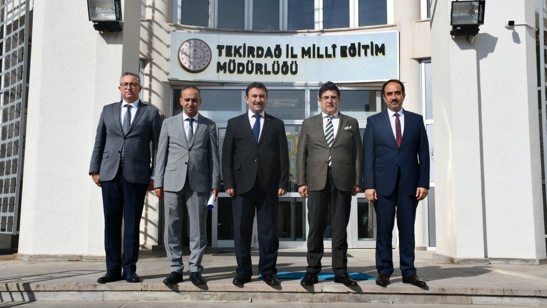 Vali Vekili Mustafa Çek’ten Tekirdağ İl Millî Eğitim Müdürlüğünde Kurum Denetimi